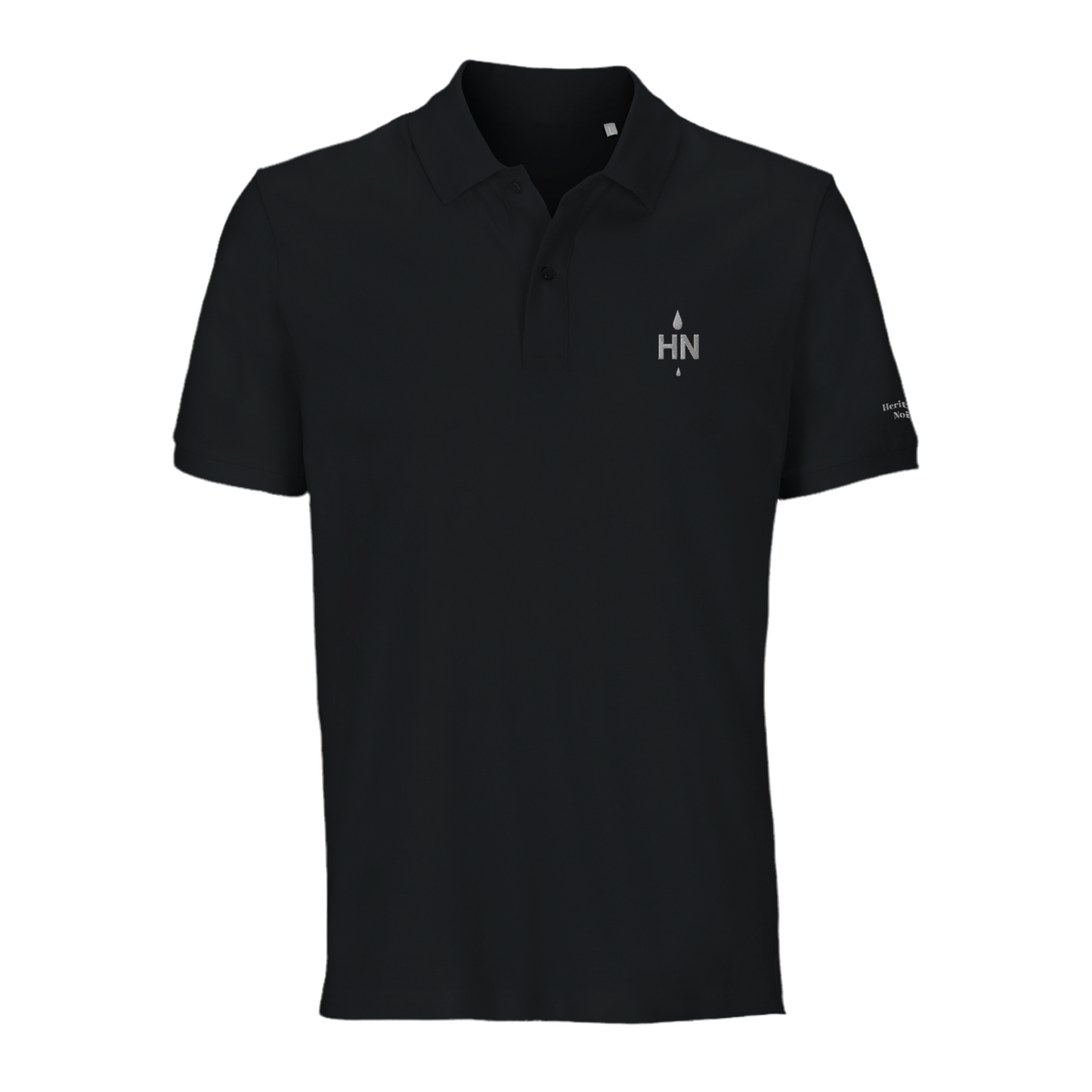 Polo unisexe bio coupe confortable | Héritages Noirs Brodés