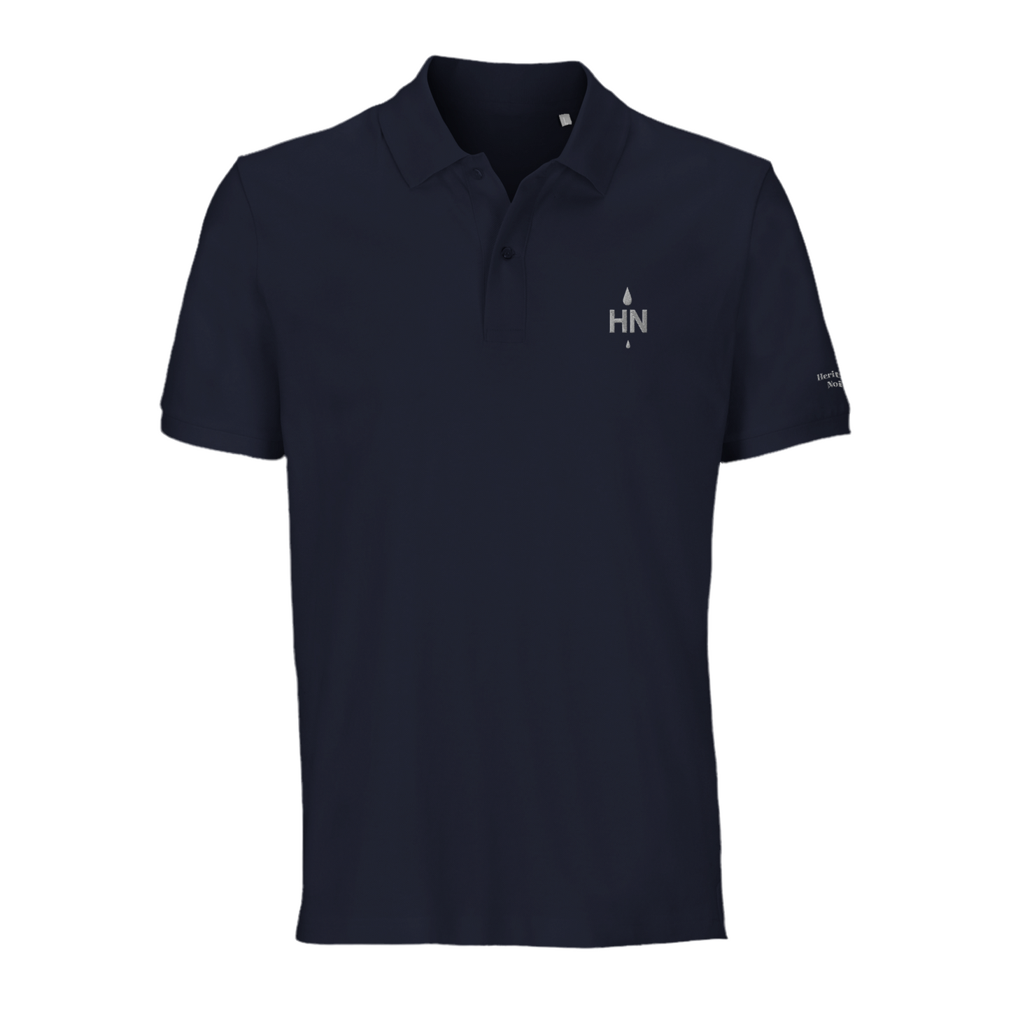 Polo unisexe bio coupe confortable | Héritages Noirs Brodés